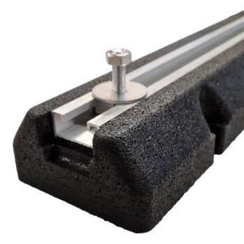 Preview: Dämpfungssockel Antivibrationsfuß für Wärmepumpe und Klimaanlagen 500x130x65mm